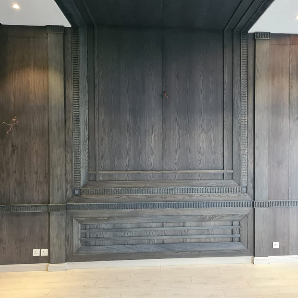 Modern Charcoal Paneling