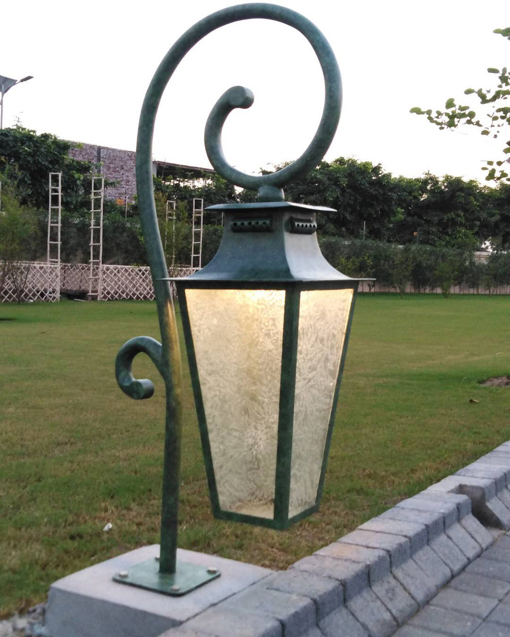 Scroll Lantern Modern Outdoor Light