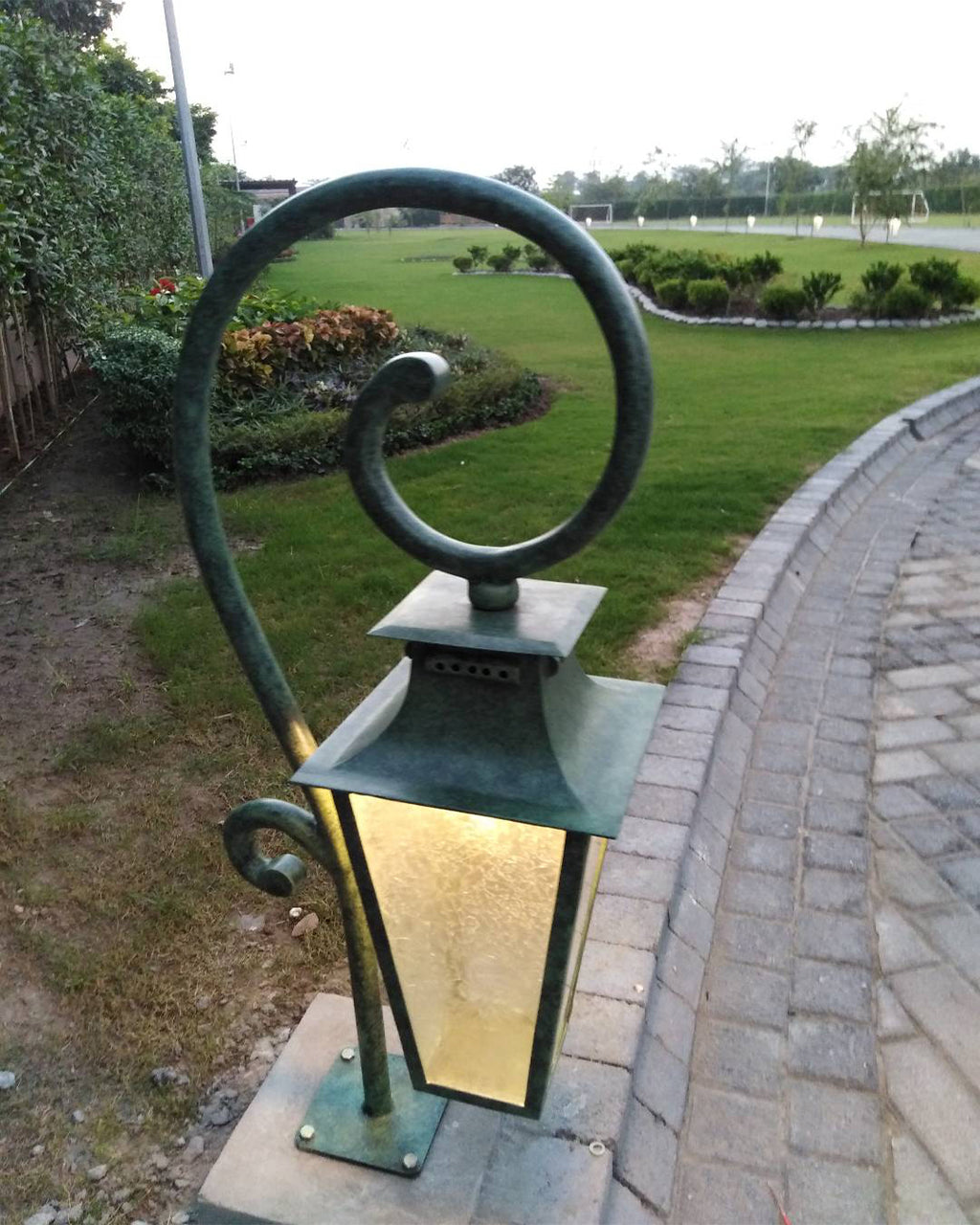 Scroll Lantern Modern Outdoor Light