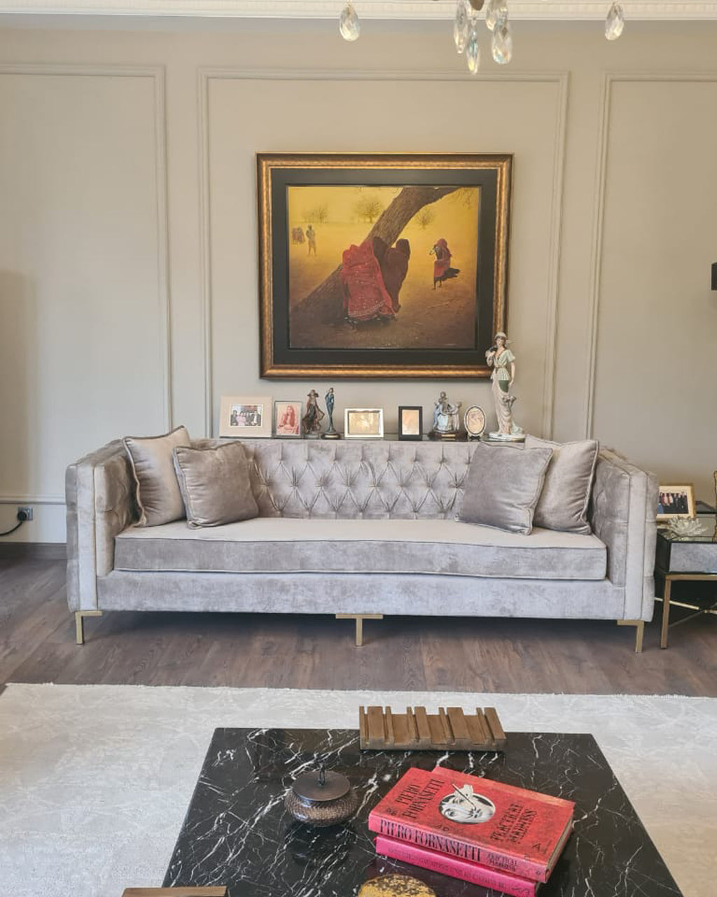 Pearl Pleat Sofa