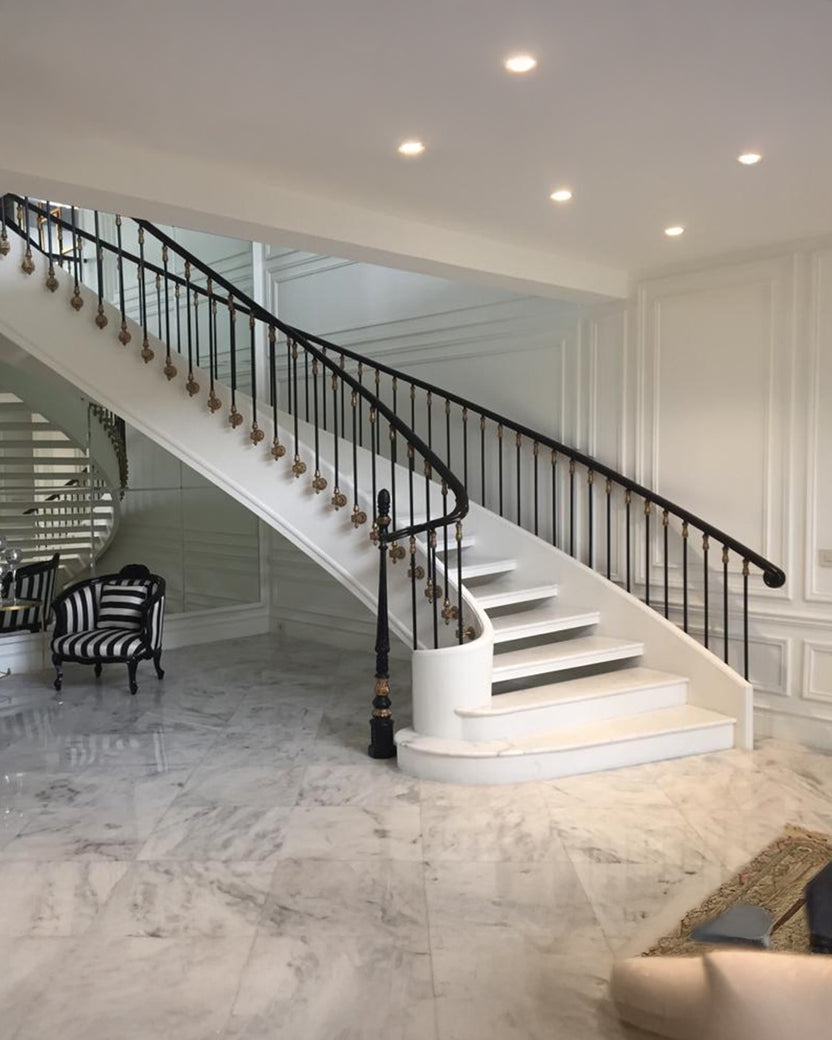 Imperial Ascent Stair Railing – Red Line Collection