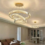 Triple Orbit Chandelier