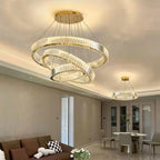 Triple Orbit Chandelier
