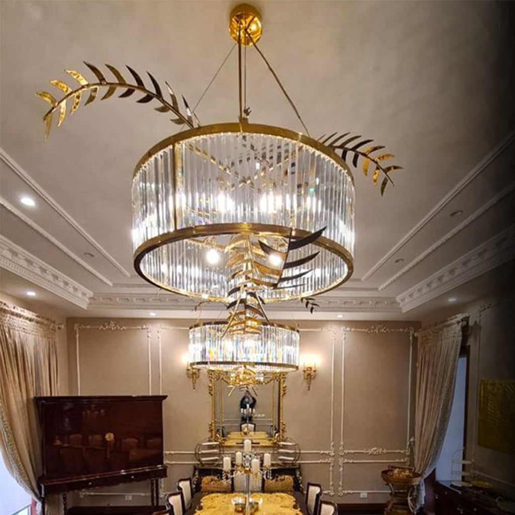 Palm Leaf Chandelier