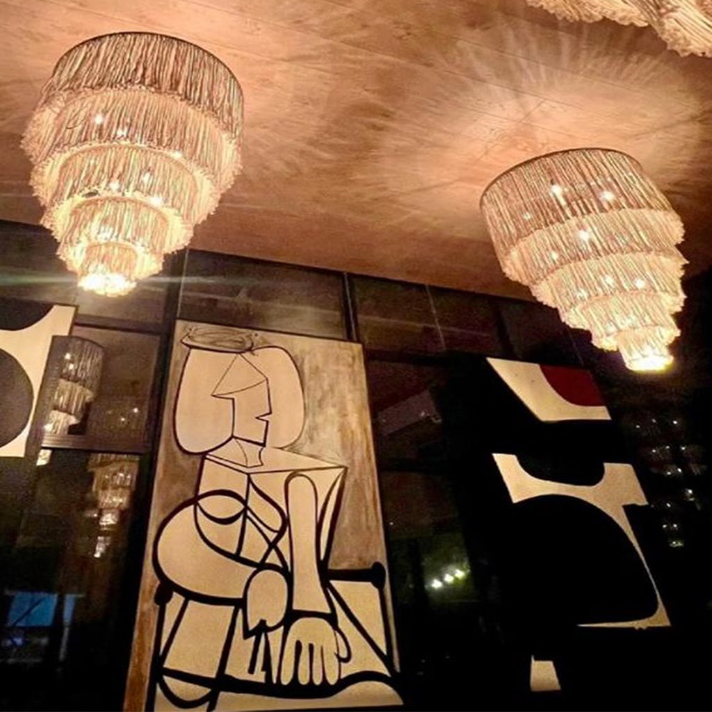 Boho Fringe Chandelier